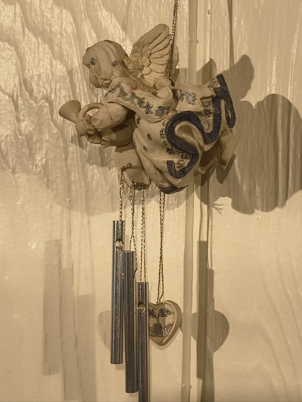 Sarah's Angels Wind Chime Wall Hook Decor